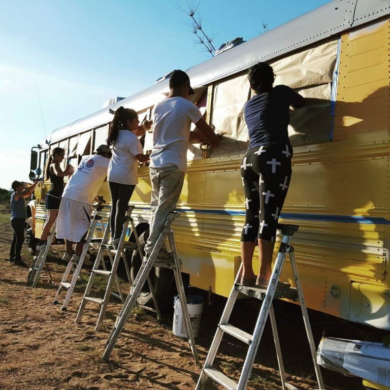 How to Convert a School Bus into a Tiny Home in 2 Weeks