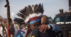 Photo by Adam Alexander Johansson standing rock