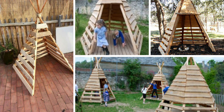 DIY Recycled Pallet Teepee Tutorial: Make Yours Now!